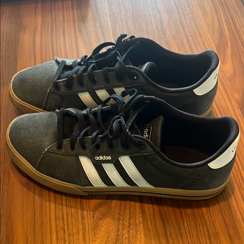 Adidas Daily 3.0 Men's Black and White Sneakers